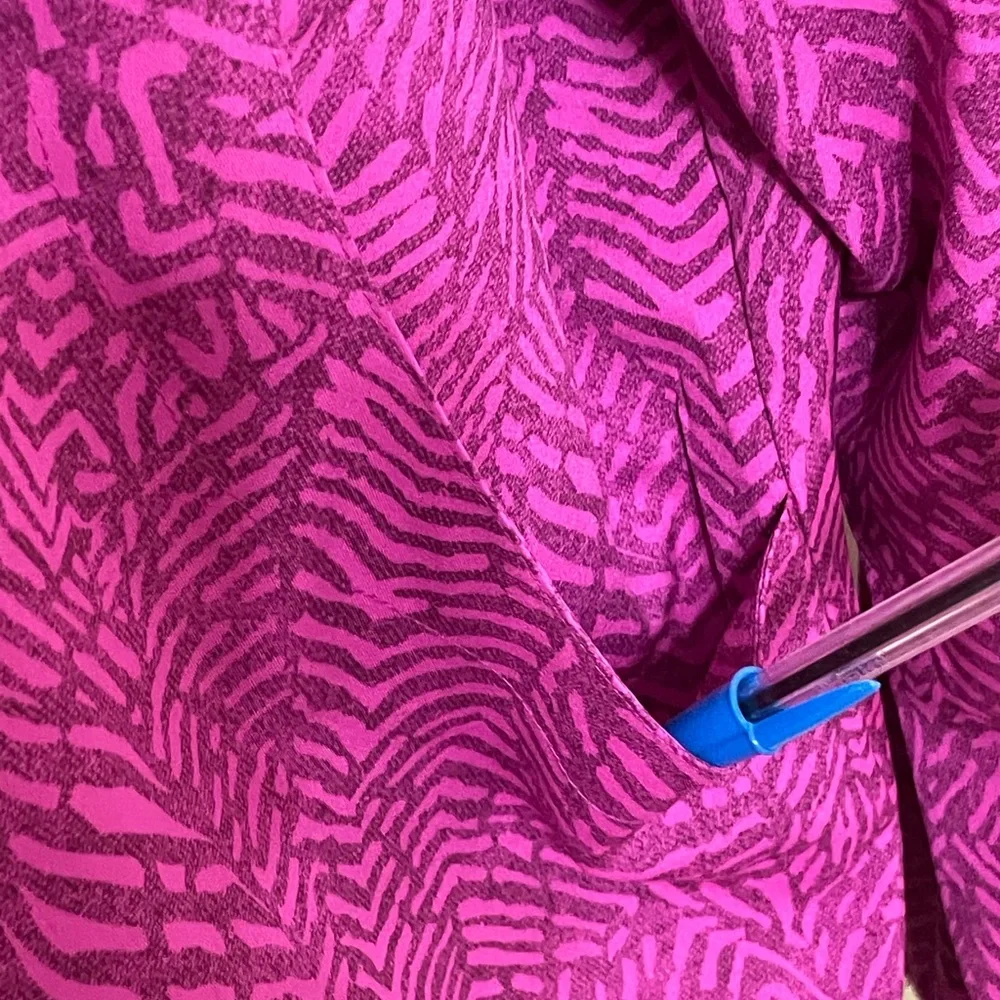 HIND Running Womens Pink/Purple Quarter Zip Windbreaker Hoodie Sz XL